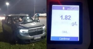 Quiso huir de un control y atropelló a un policía en la autopista Buenos Aires-La Plata: tenía 1,82 de alcohol