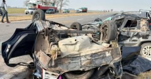 Choque múltiple sobre Ruta 7: hay tres muertos y dos heridos de gravedad, se cree que una de las conductoras se quedó dormida