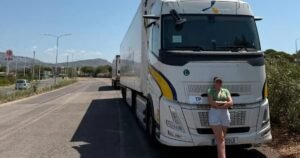 Miriam, camionera argentina en Europa: «Paso hasta 24 días fuera y, al volver tengo tres o cuatro para ver a mis amigos y descansar»