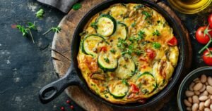 Tortilla rápida de zucchini