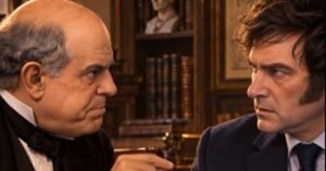 Javier Milei publicó un video hecho con IA por el Día del Maestro en el que se compara con Sarmiento