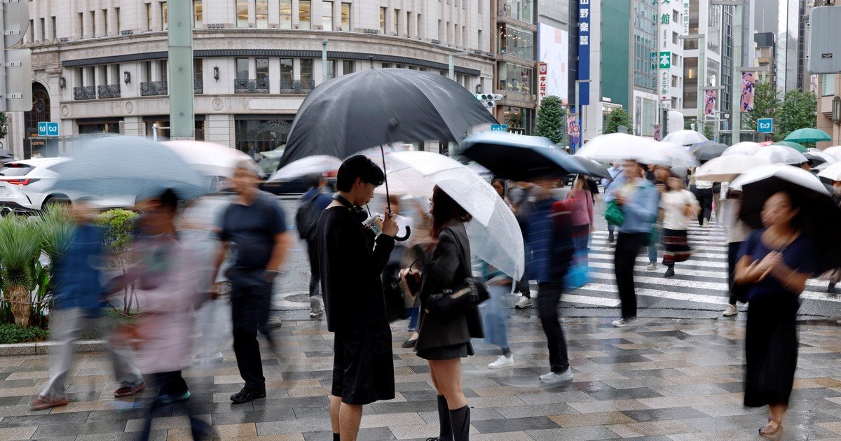 Nunca visto en la historia: Tokio lleva 34 días consecutivos de lluvia