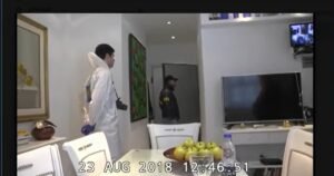 Aparece un nuevo video del allanamiento a Cristina Kirchner y del vestidor con la puerta blindada