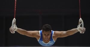 Juegos Suramericanos Santa Fe 2026: el seleccionado masculino de gimnasia artística ganó el bronce en la prueba por equipos