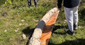 Hallaron en San Pedro el colmillo de mastodonte más grande de Sudamérica