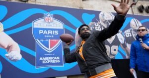 La NFL llega al caos de París: una cita histórica en medio de los disturbios, una esposa indignada y 100 mil dólares en shopping